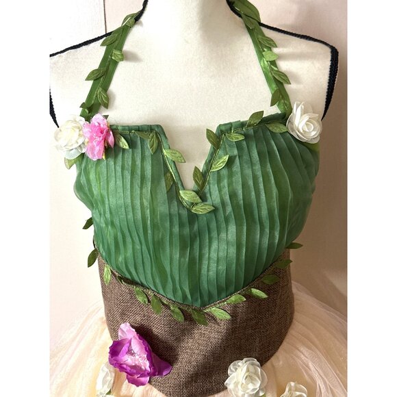 Whimsical Enchantress Cosplay Costume Dress Medium Woodland Pixie Fairy Mystical - Picture 2 of 10